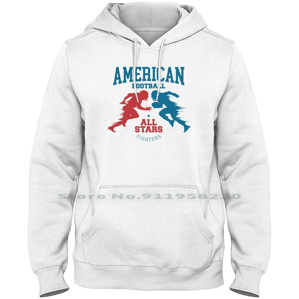 American Football Hoodie Sweater 6XL Big Size Cotton American Football Football American Stars Star Foot Eric Ball St Me Ba Am