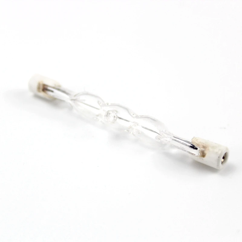 Bioelab-tubos transparentes para tienda de trabajo, bombillas halógenas tradicionales, 100W, 500W, 1000W, 1500W, 200-240Vac, 78mm, 118mm, 189mm, 8