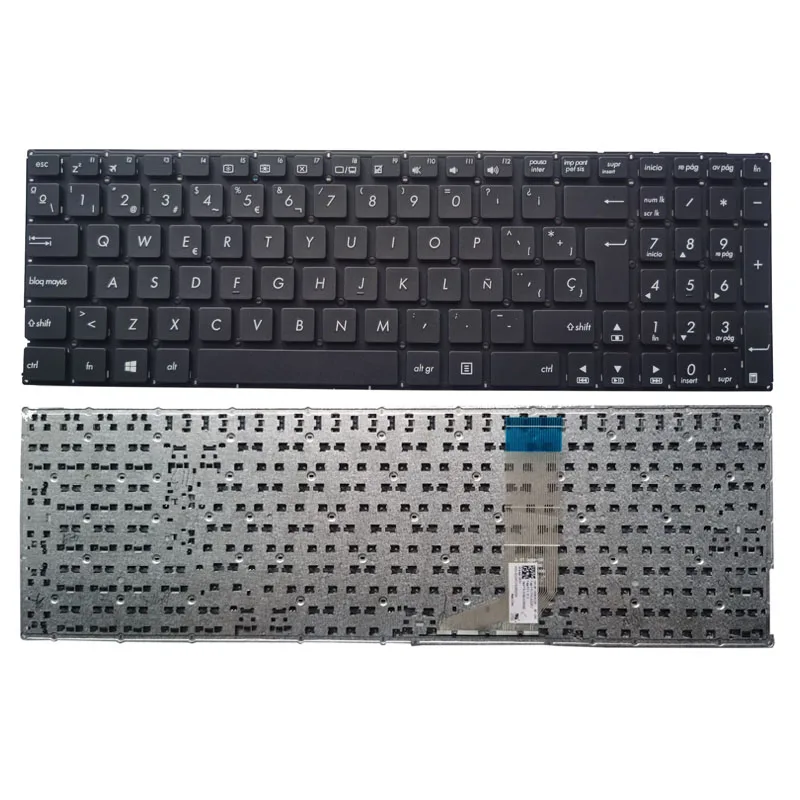 

Pop Spanish/SP laptop Keyboard for ASUS X756U X756UA X756UB X756UJ X756UQ X756UV X756U X756 A556U K556U F556U FL5900UB no frame