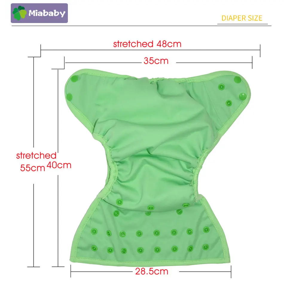 Ata Ababy-Couche-culotte en tissu écologique pour bébé, de 3 à 15kg