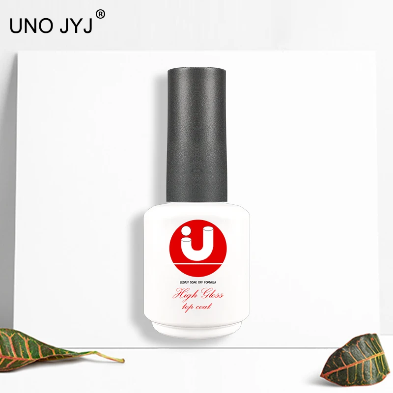 Base y capa superior de 15ml para uñas de Gel, barniz uv semipermanente Gellac superior brillante sin limpiar, Base de goma gruesa, esmalte de uñas en Gel, nuevo