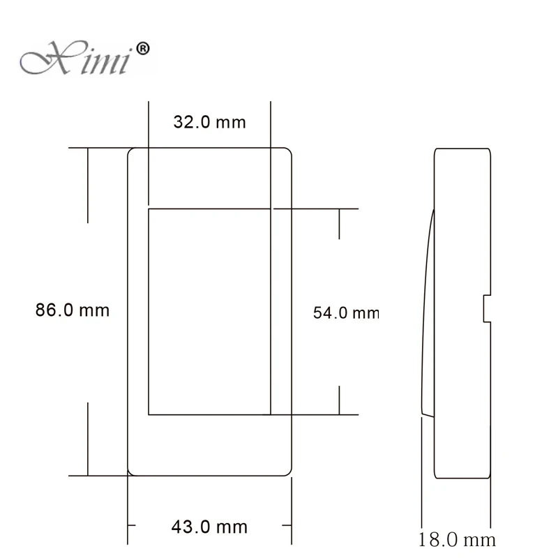 Mini request to Exit Button Door Release Push Exit Door used for access control system Electronic Door Lock