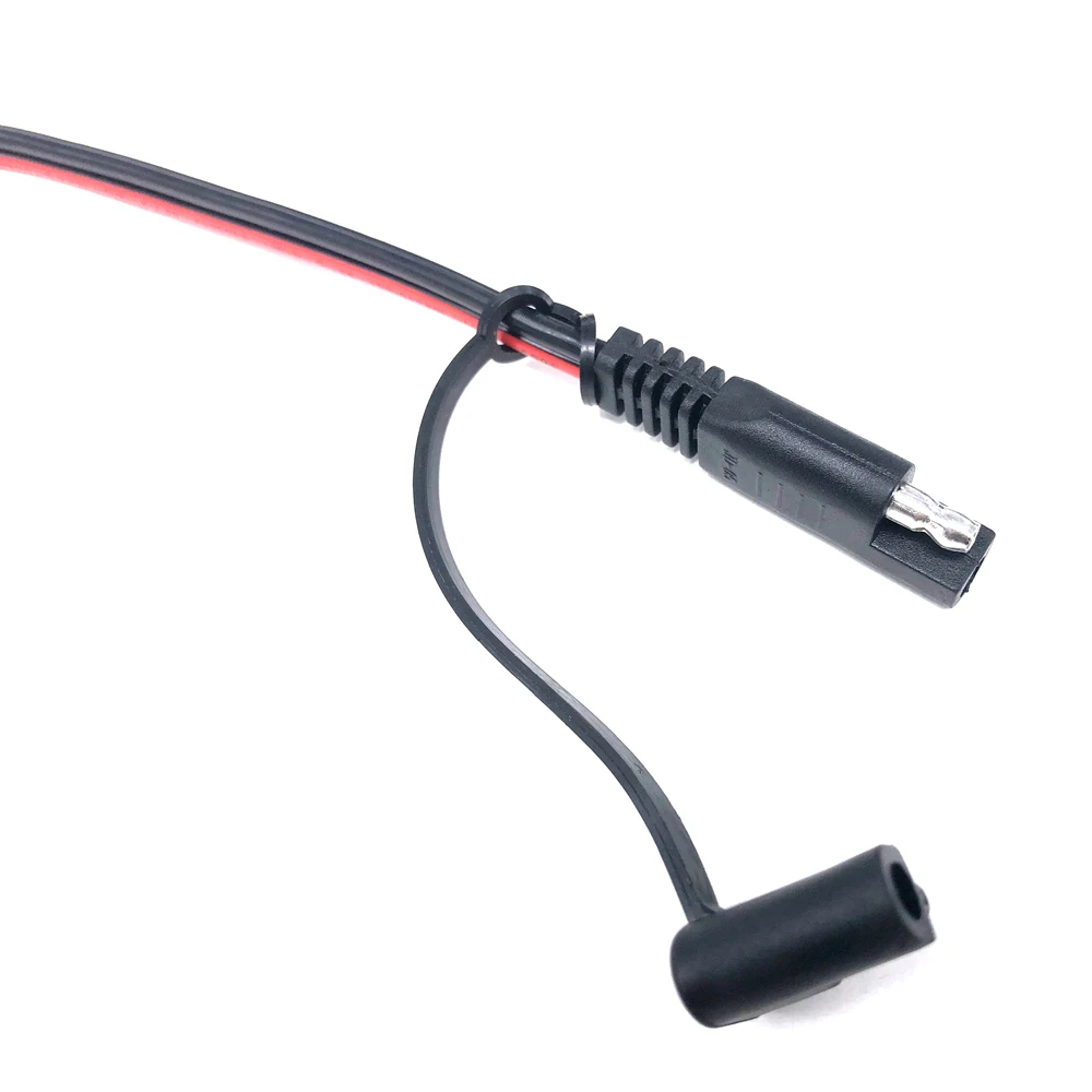 Pinzas de cocodrilo de batería a enchufe de desconexión rápida SAE 60CM 16AWG Adaptador rápido SAE a pinzas de cocodrilo Cable de desconexión rápida