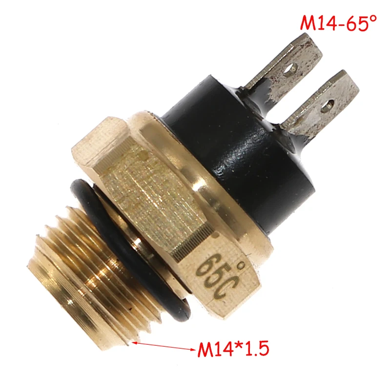 M14/M16 Motorcycle Electric Radiator Coolant Fan Water Temperature Thermostat Switch Temp Sensor For 125 150 200 250 300 400 450