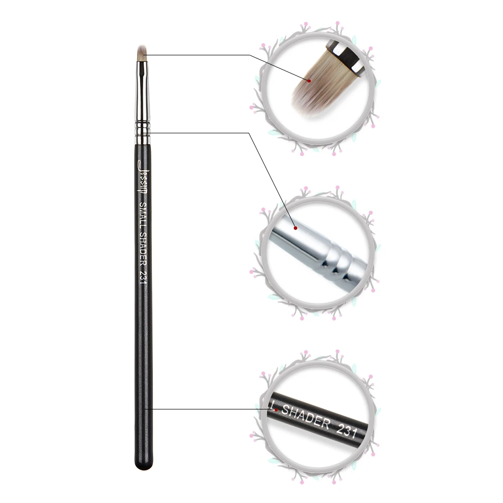 Jessup Eye Single Makeup Brush Small Shader 1pc High Quality Fibre Hair Inner Conner Cosmetic Tool Professional Beginner  231