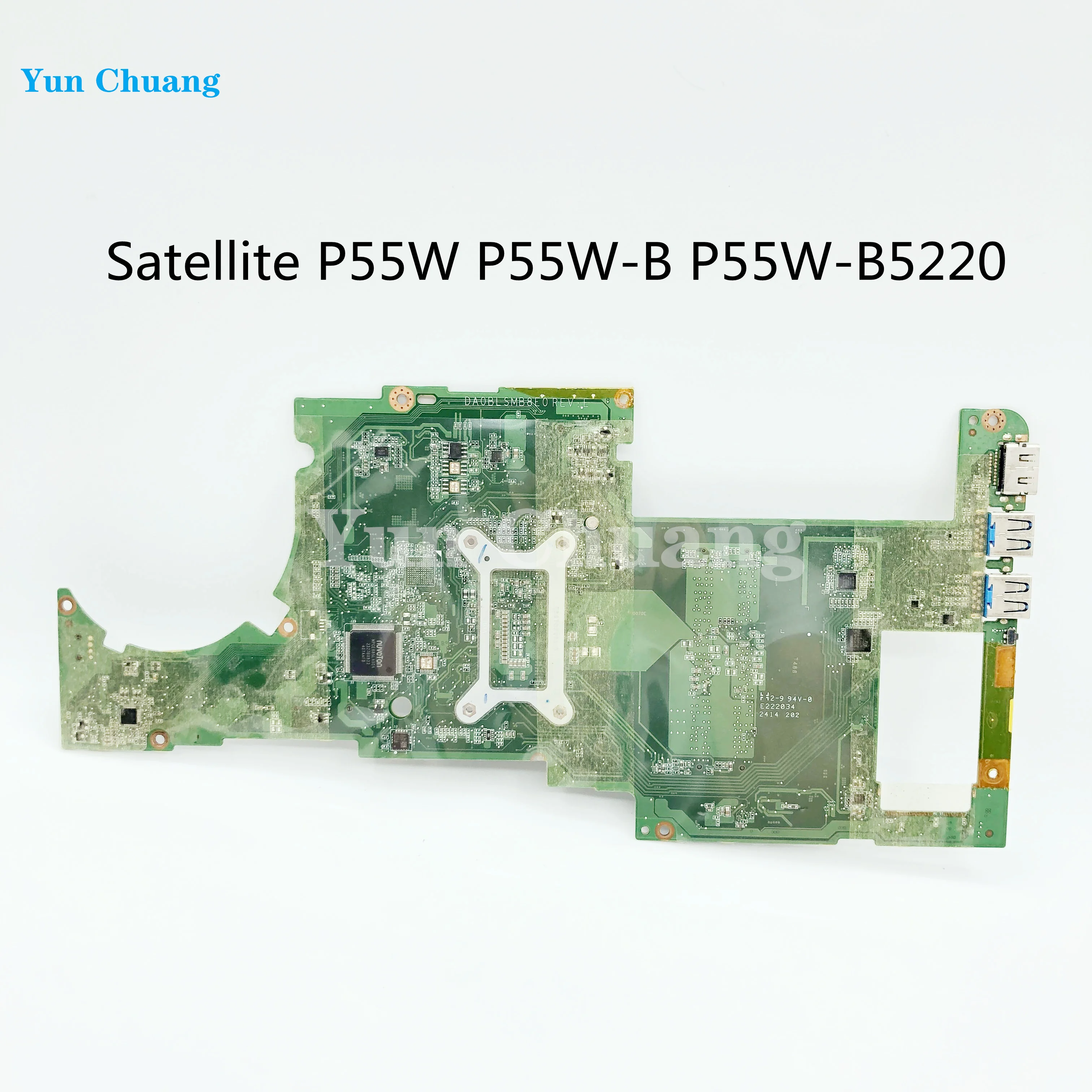 A000298600 DA0BLSMB8E0 For Toshiba Satellite P55W P55W-B P55W-B5220 Laptop Motherboard With i5-4200U i7-4510U CPU DDR3L