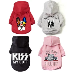 Warm Dog Hoodie Winter Pet Clothing For Dogs Cartoon Cotton Dog Clothes For Small Medium French Bulldog Ropa Perro Outdoor