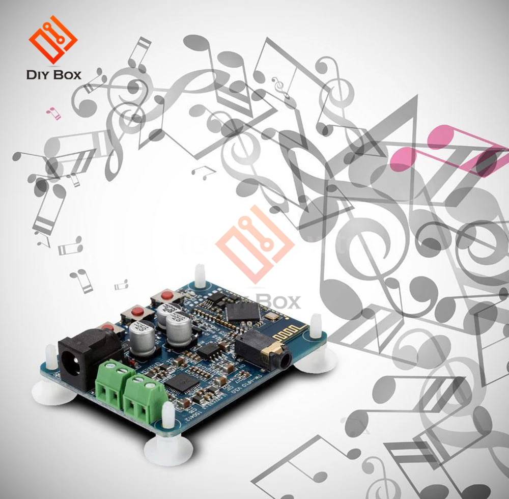 PAM8610 Bluetooth 4.0 modulo lettore scheda amplificatore Audio DC12V 2 x10w amplificatore HiFi Stereo a doppio canale per altoparlanti AMP stereo