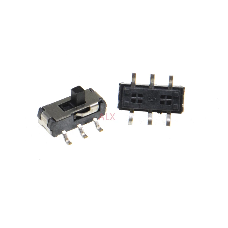 20PCS mini smd smt MSS22D18 TOGGLE switch 6pin 2P2T on/OFF Slide Switches For DVD