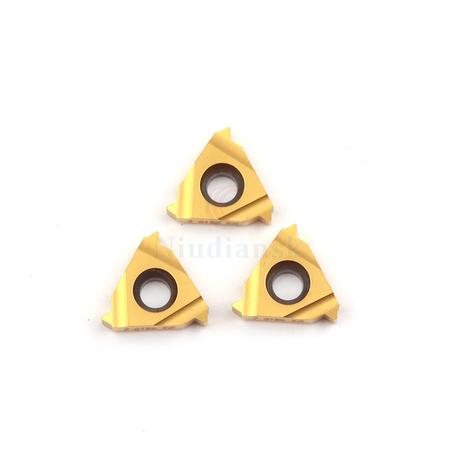 10Pcs 16ER 0.5ISO 0.75ISO 1.0ISO 1.25ISO 1.5ISO 1.75ISO 2.0ISO 2.5ISO 3.0ISO 3.5 Iso Ldc Draad Carbide Cnc Draaibank Draaien insert