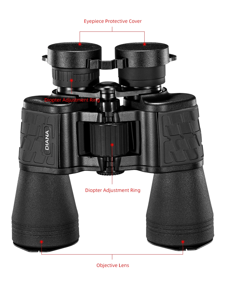 DIANA Professional Powerful Binoculars Long-distance Large Eyepiece Telescope HD Outdoor Camping Hunting Equipment