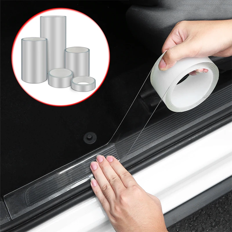 Transparent Nano Multi-Function Glue Car Stickers Automobile Trunk Door Sill Protector Film Door Edge Protective Car Accessories