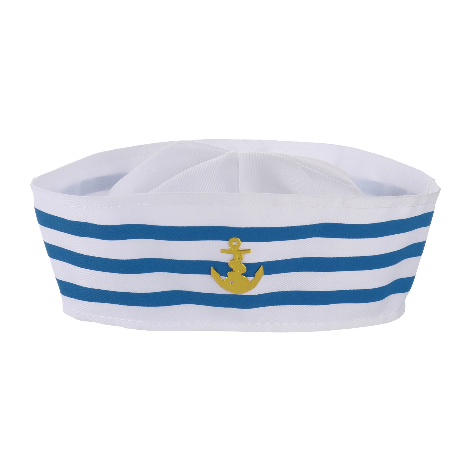 Sailor Cosplay Hat Child Kids Military Hat Yacht Cap White Beret Caps Navy Hat Casual Octagonal Adult Yacht Boat Ship Sailor Cap