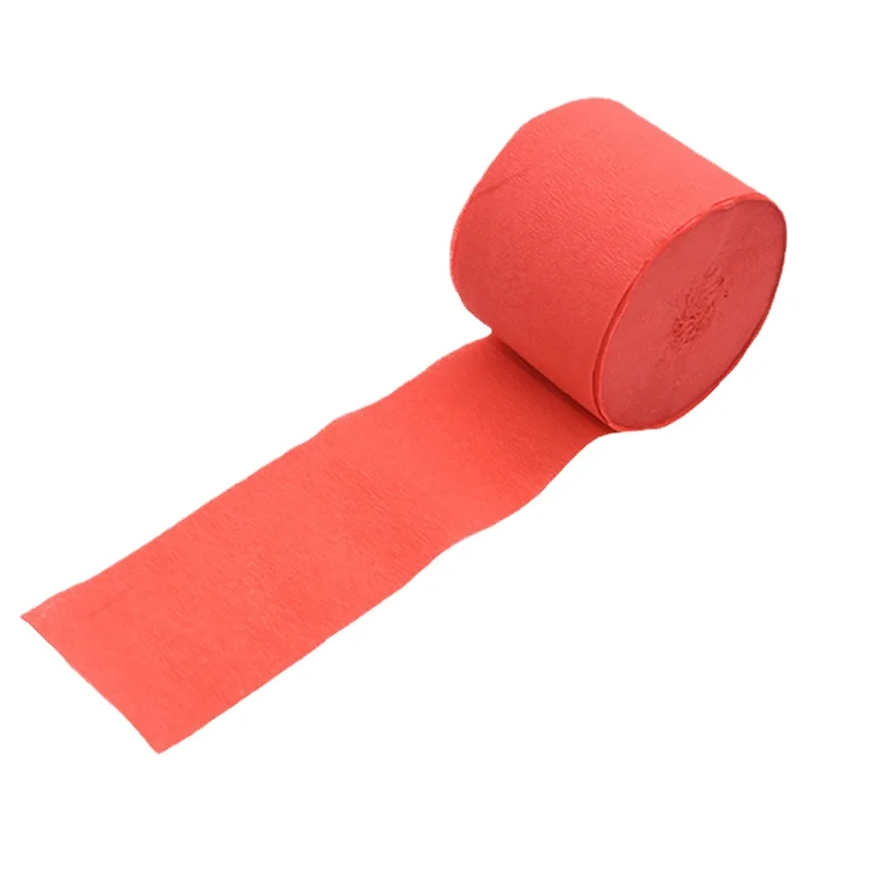 45mm 25meter Länge Crepe Papier Streamer Rolle Bunting DIY Papier Girlande Fotografie Kulissen für Hochzeit Geburtstag Party Decor – Detail 9