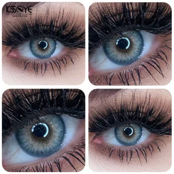 KSSEYE-lentes de contacto de colores Pola, lentillas de colores para ojos, 1 par, belleza Natural, 2 uds.