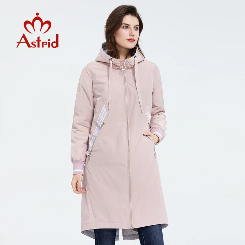 Astrid new arrival Spring classic style length women coat Warm Cotton Jacket fashion Parka high quality Outwear ZM-3556