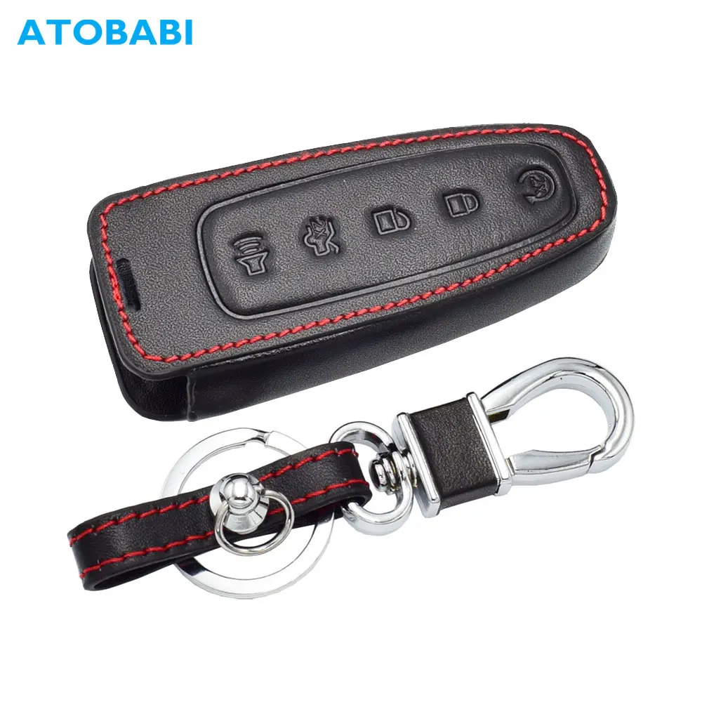 Leather Car Key Cov… - image