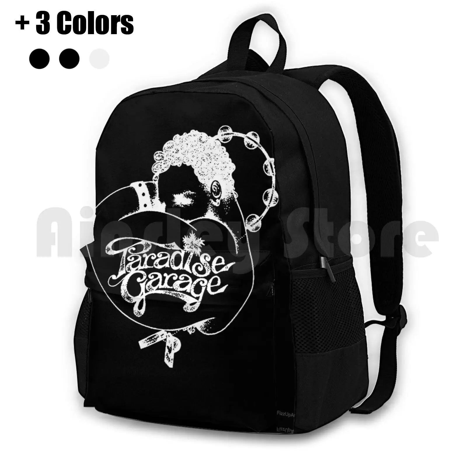 Paradise Garage Retro Seventies Eighties Nightclub ( Dark Background Version ) Outdoor Hiking Backpack Waterproof Camping