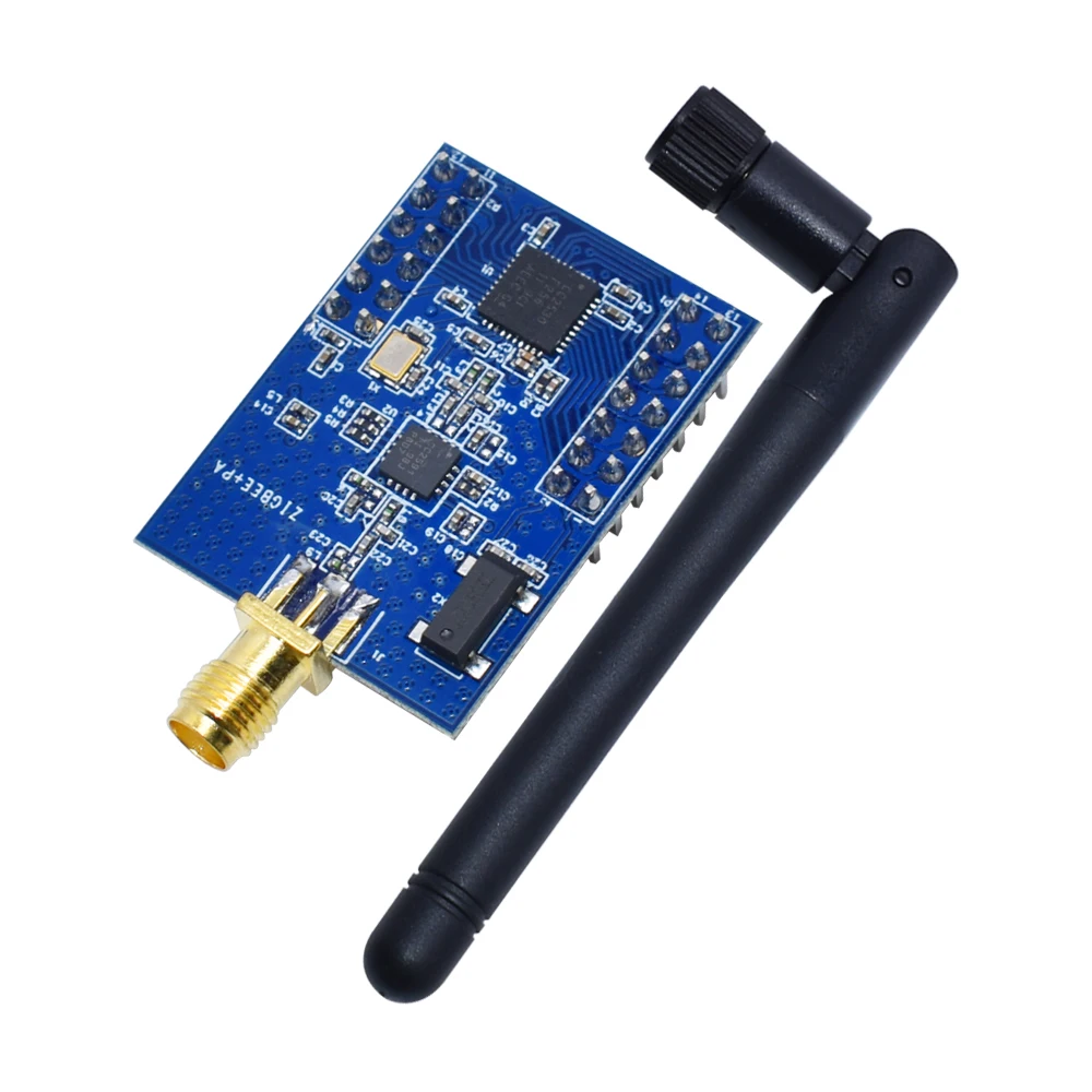 ZigBee Conversion Serial port TTL uart Wireless PA Module CC2530+CC2591 Power amplifier development board Internet of things