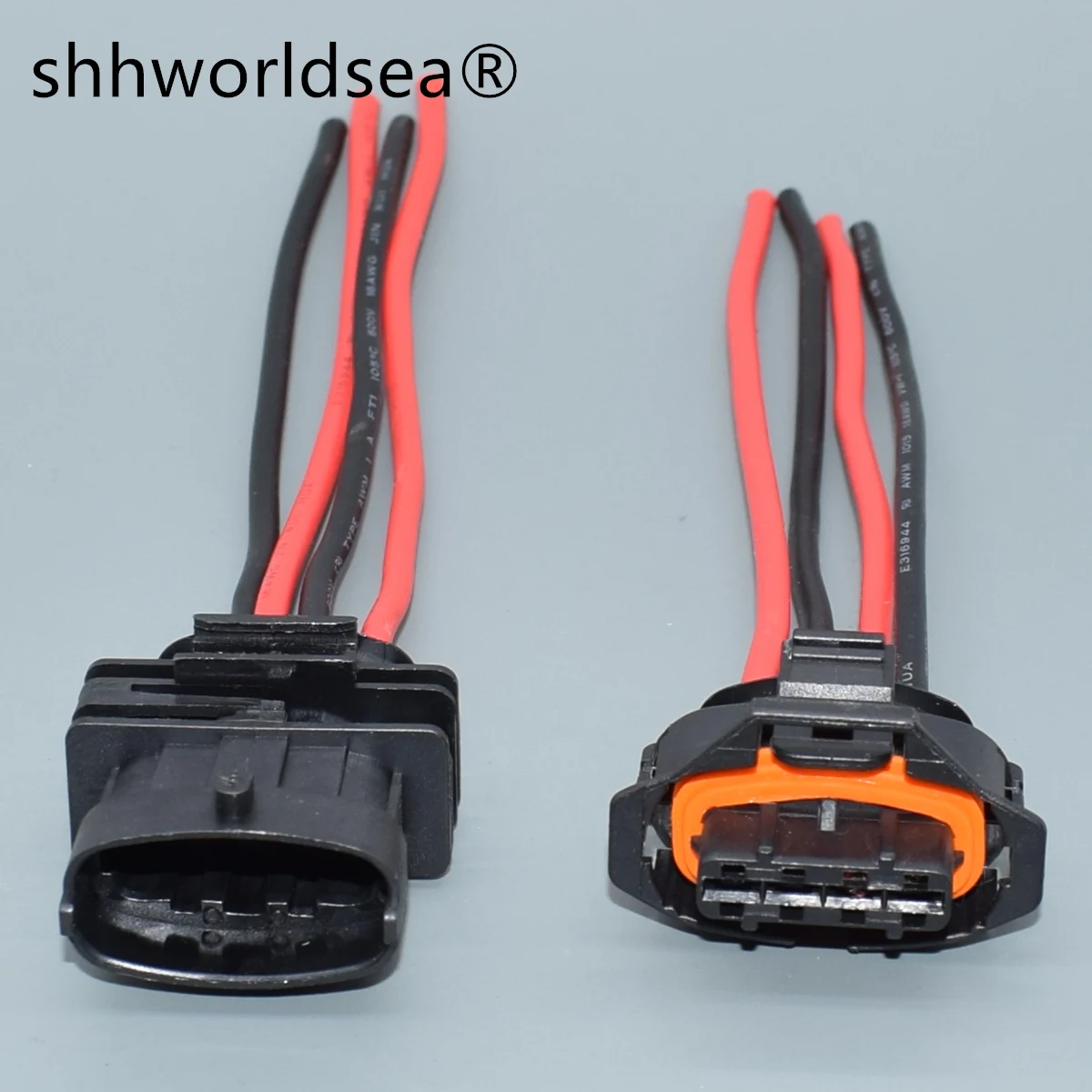 

shhworldsea 3.5mm 4 pin male female Diesel fuel Common Rail Injector Crankshaft Sensor Connector 1928403453 1928404627