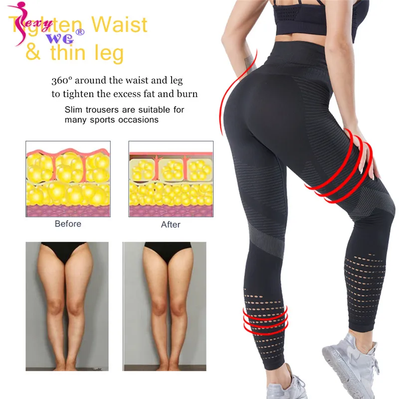 SEXYWG pantaloni da Yoga per donna Leggings da allenamento a vita alta Sport pantaloni da Fitness calzamaglia da palestra senza cuciture allenamento bottino Butt Lifter mutandine