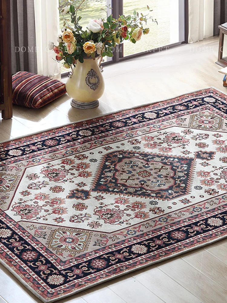 Retro Persian Style Carpets Woven Europe Ethnic Living Room Bedroom Large Carpet Kitchen Vintage Area Rugs Bedside Hallway Door