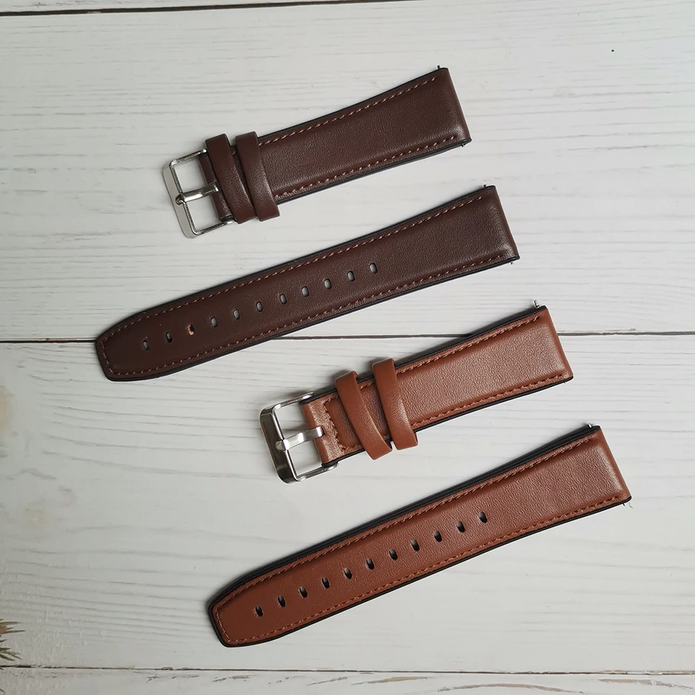 Pulseira de silicone e couro para fóssil, faixa para cinto, Gen 5, Correa, HR, Julianna, HR, Sport, Q Explorist, 43mm