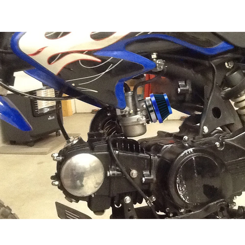 Zs 32 35 38 42 45 48 55mm 60mm çelik hava filtresi 2 zamanlı motor için PWK 21/24/26/28/30mm PE28 PE30 karbüratör ATV UTV Quad