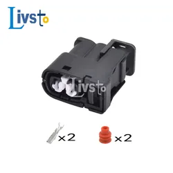 2 Pin Auto Female Injector Connector 2JZ-GE Matrix Lexus SC300 Hyundai Mazda RX For Toyota 90980-11246 7283-8226-30