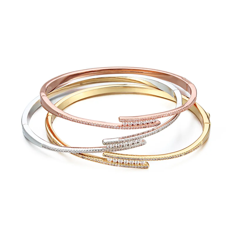 Gold Plated Bangles Matching Bracelets Woman Jewelry For Women Mothers Day Gift
