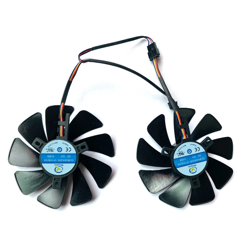 Ventilador de refrigeración RX580 de doble bola, 95MM, para XFX RX 580 4G 590 8G su RX580 IceQ RX570, ventilador de tarjeta gráfica, 2 uds.