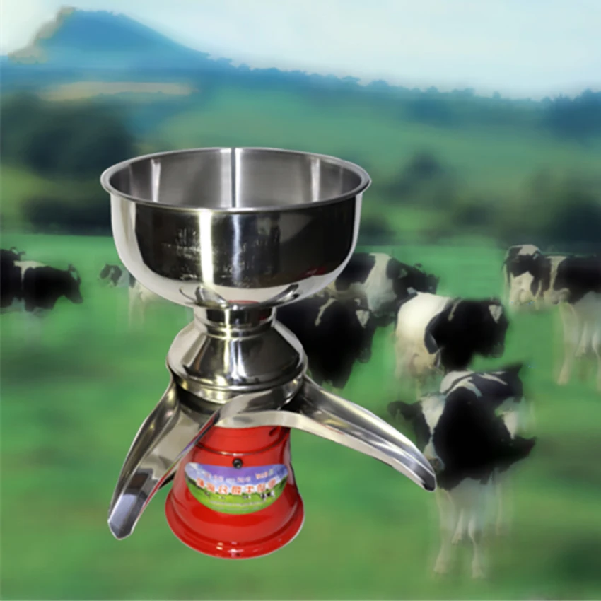 D9N-50 Small household Electric Milk Cream Separator Milk Cream Centrifugal Separator AC/DC Dual-purpose Milk Skimming Machine