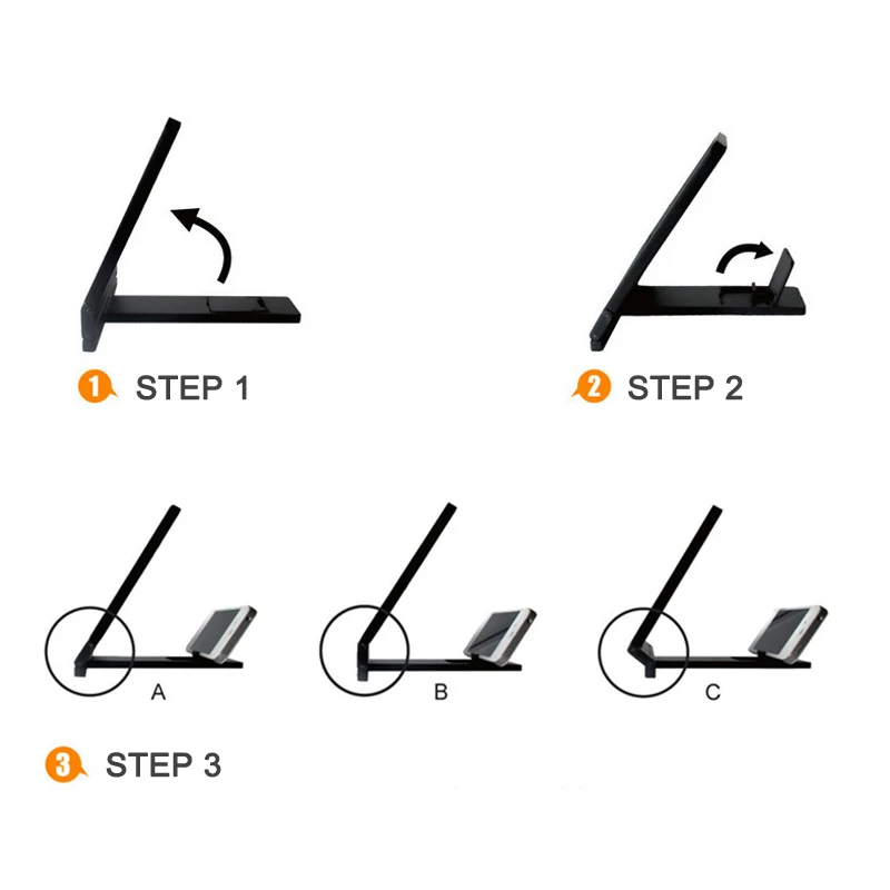 3D 전화 화면 돋보기, 휴대폰 데스크탑 브래킷, HD 영화 비디오 증폭기, 접이식 홀더, 눈 보호 홀더