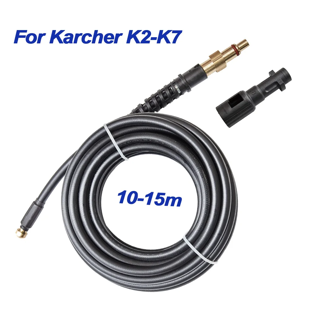 

10-15m High Pressure Washer Sewer Drain Water Cleaning Hose Pipe Cleaner For Karcher K2 K3 K4 K5 K6 K7 For Lavor Car Washer