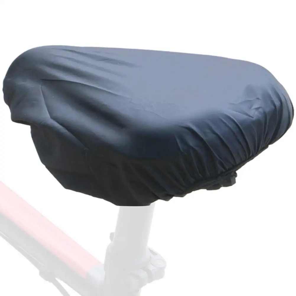 New Bicycle Seat Rain Cover Silicone Sponge Seat Cover Rain Saddle Cover Elastic Dust Resistant UV Protector Bike Accessories