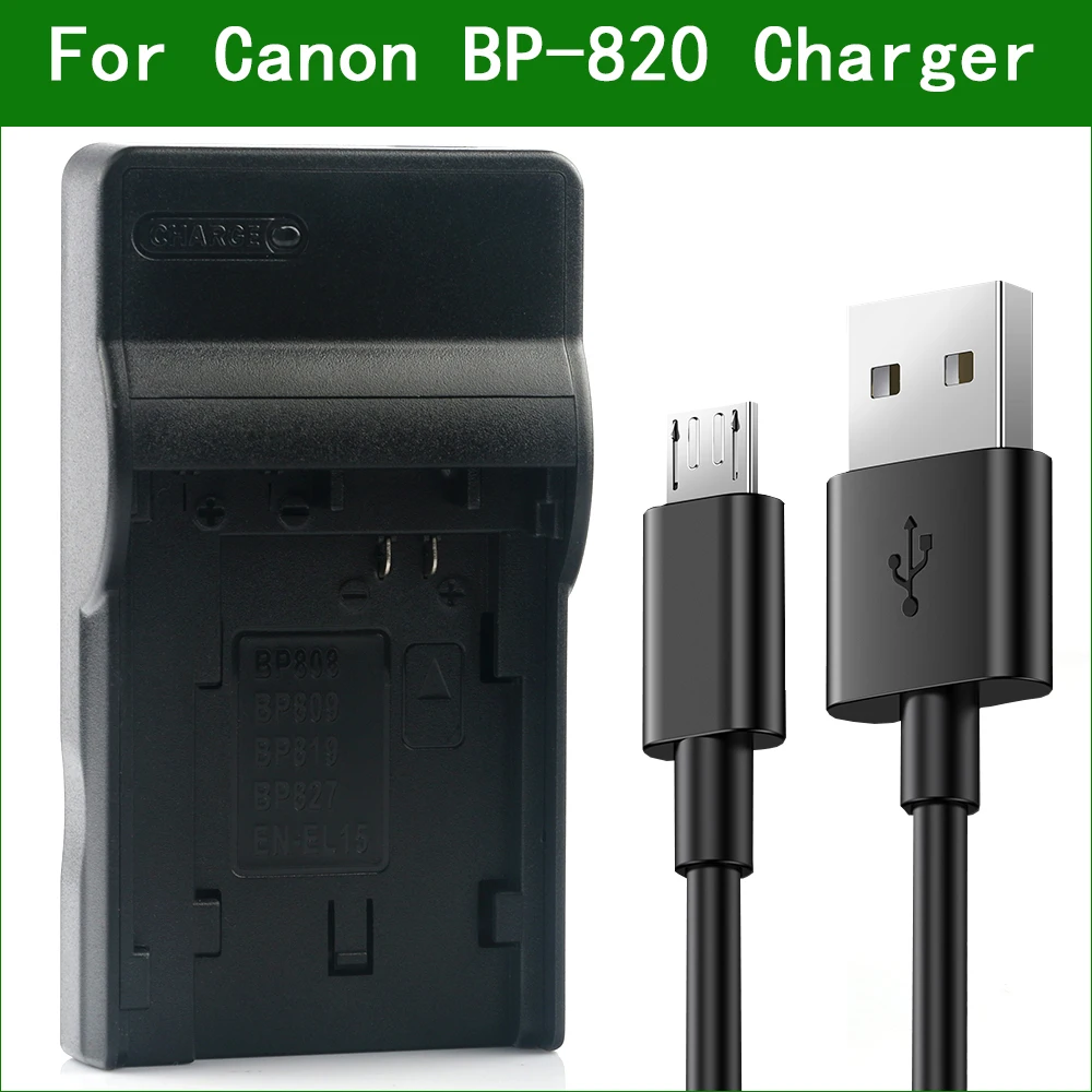 BP-820 BP-828 CG-800 Digital Camera Battery Charger For Canon XA20 XA25 XA30 XA35 XA40 XF400 XF405 VIXIA HF G30 G40 G50 G60 GX10