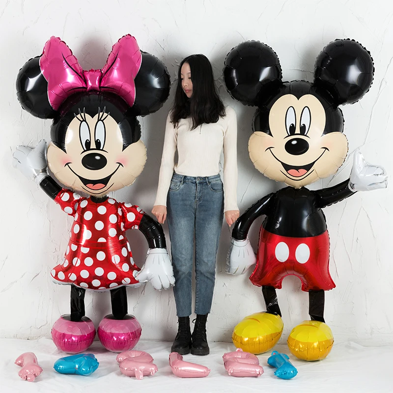 New Giant Mickey Minnie Mouse Balloon Cartoon Foil Birthday Party Balloon children Birthday Party Decorations kids Gift