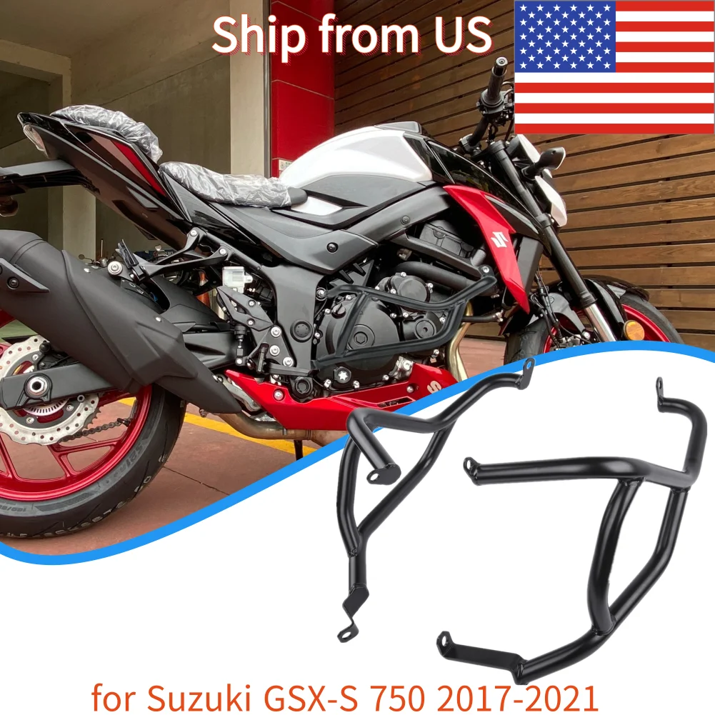 

2018 2019 2020 GSXS 750 Accessories Motorcycle Engine Guard Crash Bar Frame Protector Bumper for Suzuki GSX-S 750 2017-2022