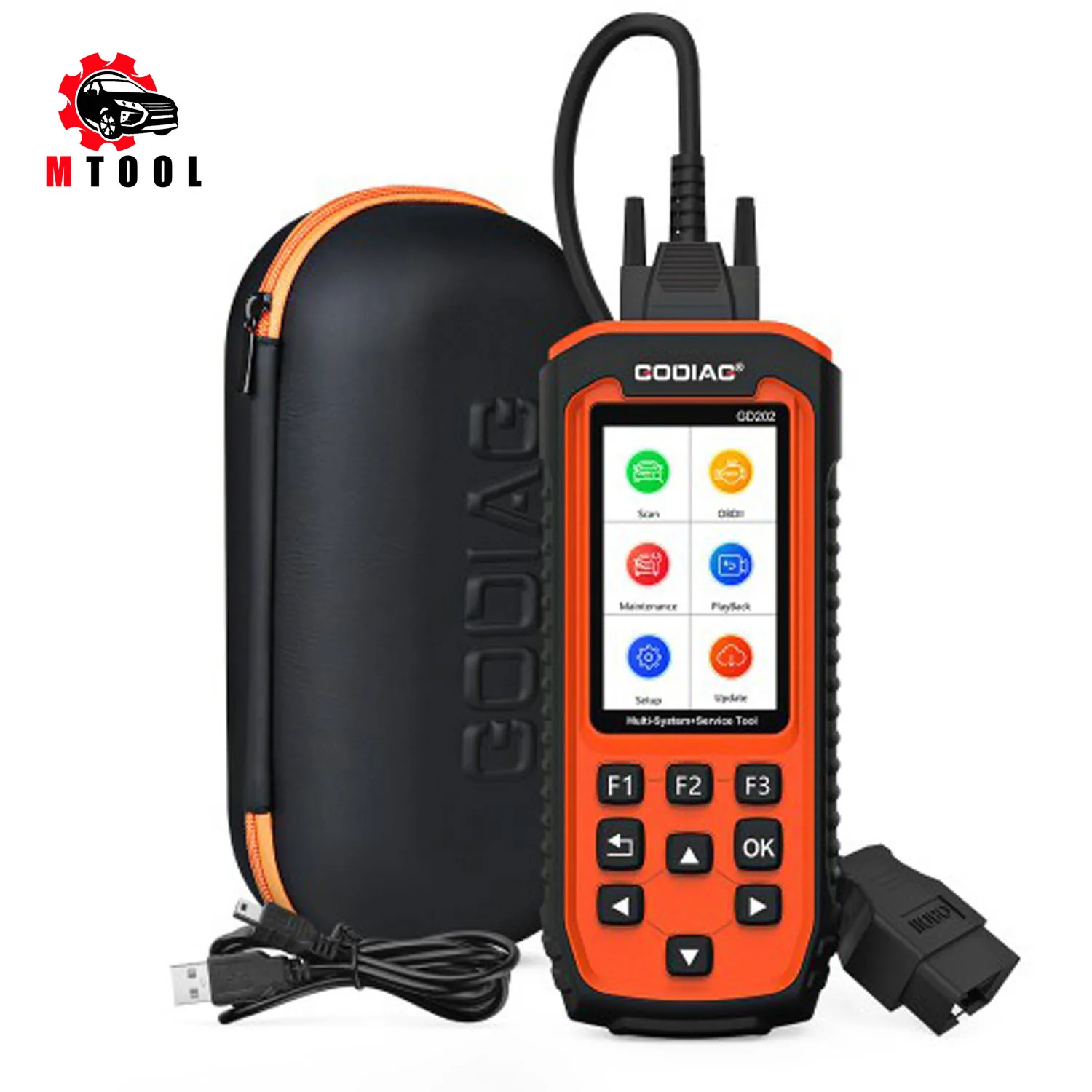 GODIAG GD202 Engine ABS SRS Transmission 4 System Scan Tool with 11 Special Functions