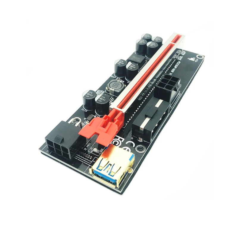 Carte adaptateur PCIE Riser 009S PLUS, USB3.0, PCI Express X16, extension GPU Cabo Riser PCIE X16, pour minage, 1 à 10 pièces