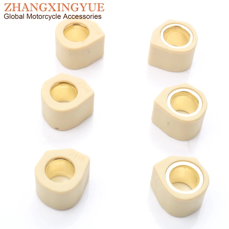 6 szt Performance Variator Roller wagi 20gram 23x18mm dla Adly Hurricane 320 — zdjęcie 6