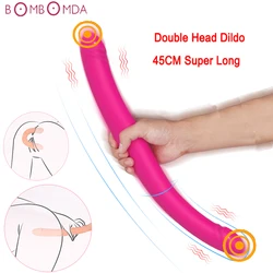 Super Long Dildo Vibrator for Women Strapless Strapon Vibrator for Lesbian Double Penetration Dildo Sex Shop for Couple Vibrator