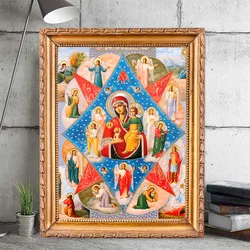 Sale 5D DIY Diamond Painting Religion Icon Full Square Diamond Embroidery Religion Diamond Mosaic Picture of Rhinestones Gift