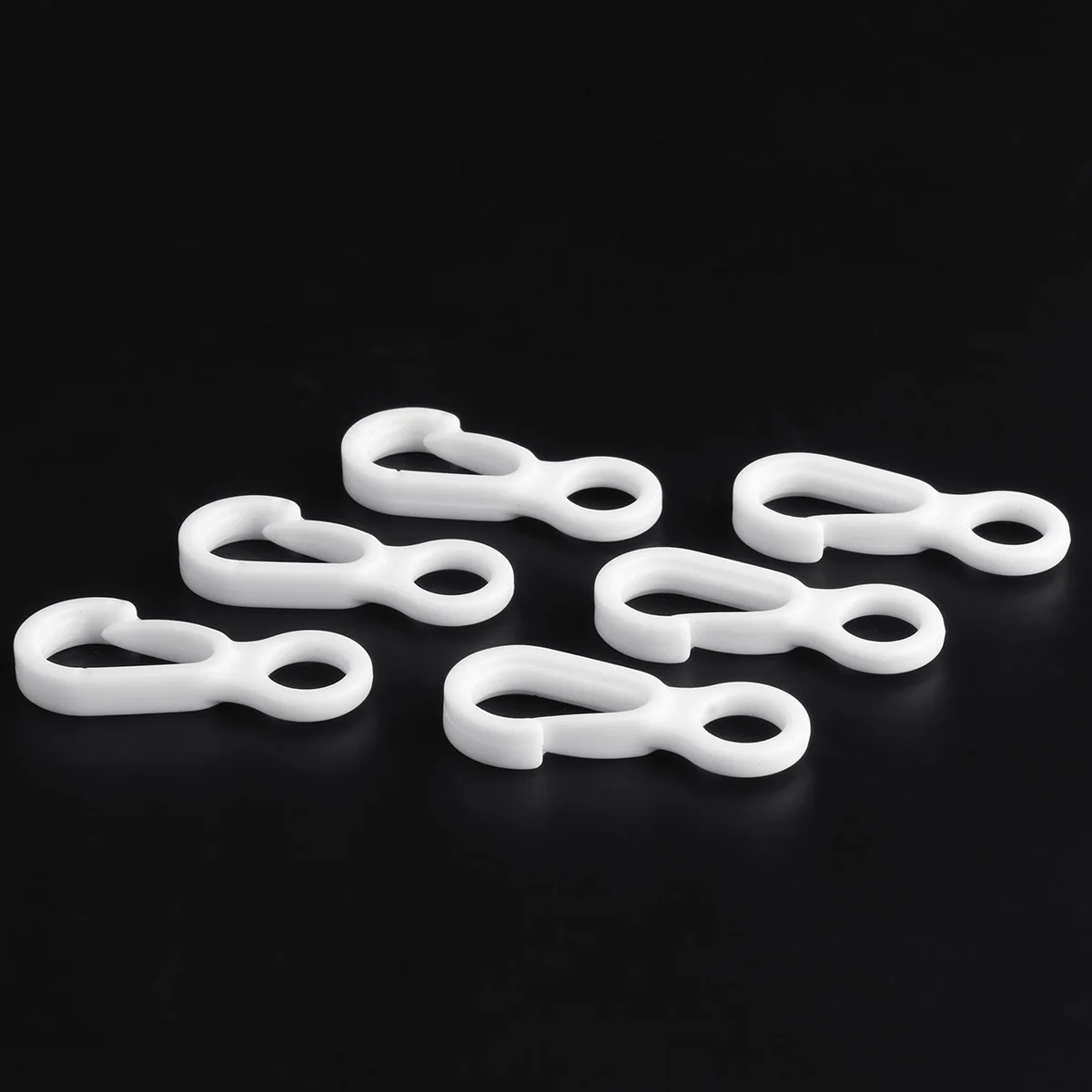 50/100Pcs Small Flag Pole Hooks DIY Flagpole Keeper Clasps Mini Paracord Lanyard Snap Buckles Luggage Bag Plastic Fastener Clips