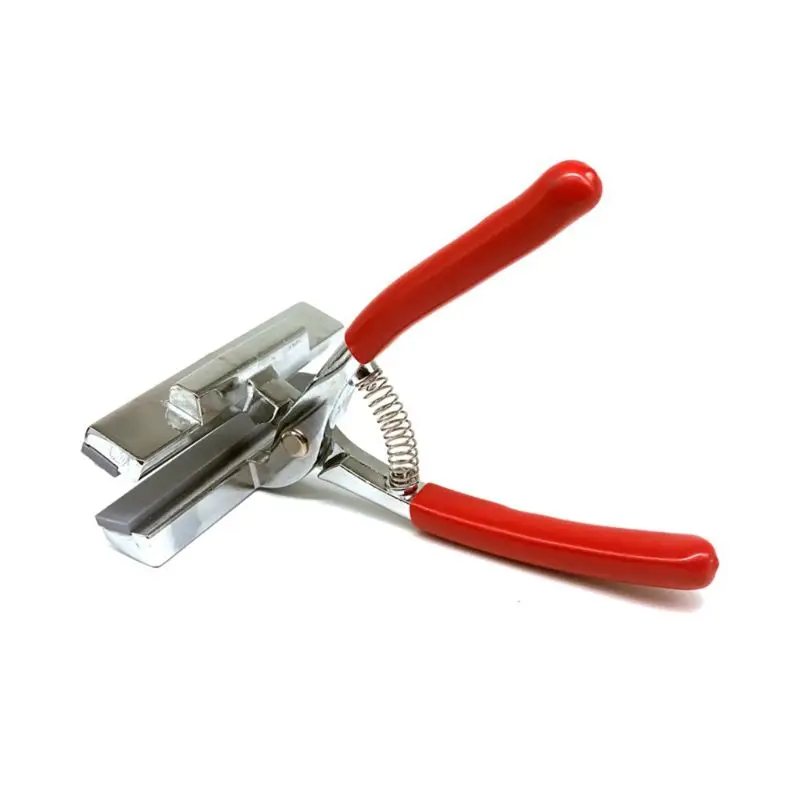 12cm Oil Painting Pliers Clamp with Red Handle Stretched Canvas Cloth Fabric Wide Jaw Stretch Tool for Advertising Print D5QC