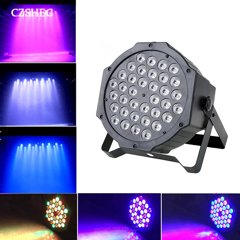 Mini Disco Light 36pcs LED Full Color Par Lamp Stage Projection Lamps Bar Flashing Disco Lights