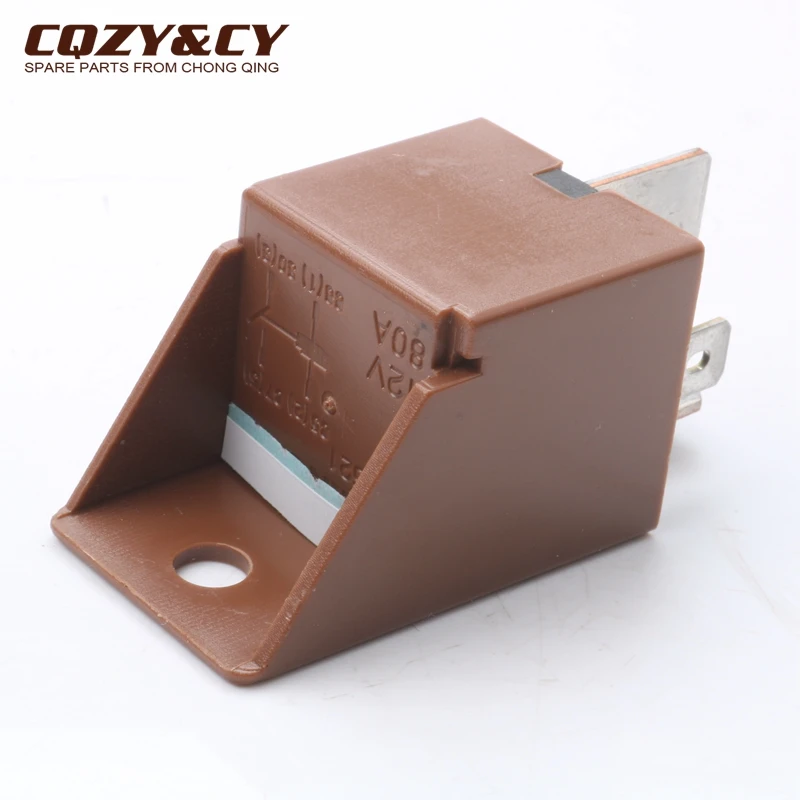 12V-80A Starter Relay for Piaggio Beverly Fly Hexagon Lx4 125 Liberty Mp3 Skipper Typhoon 125 584521 58115R AP8224026 246400110