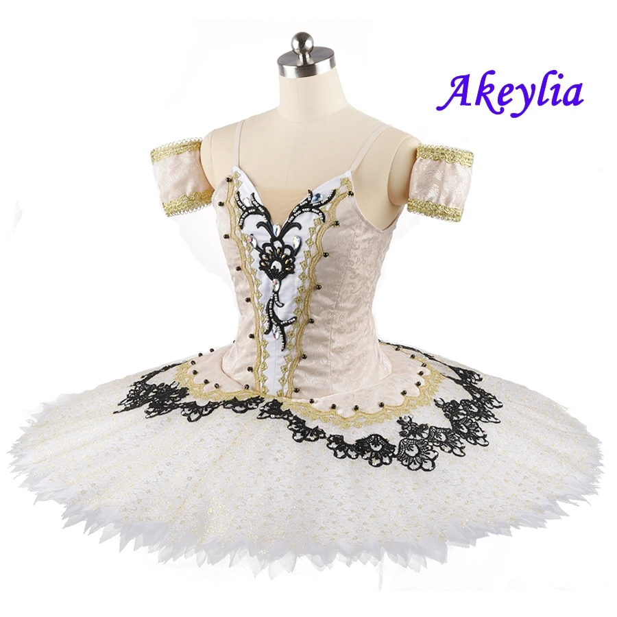 Champagne Ballet Tutu professional Adult Performance Ballet Sylvia Costumes beige Child Pancake Tutu Skirt Nutcracker camel 0114