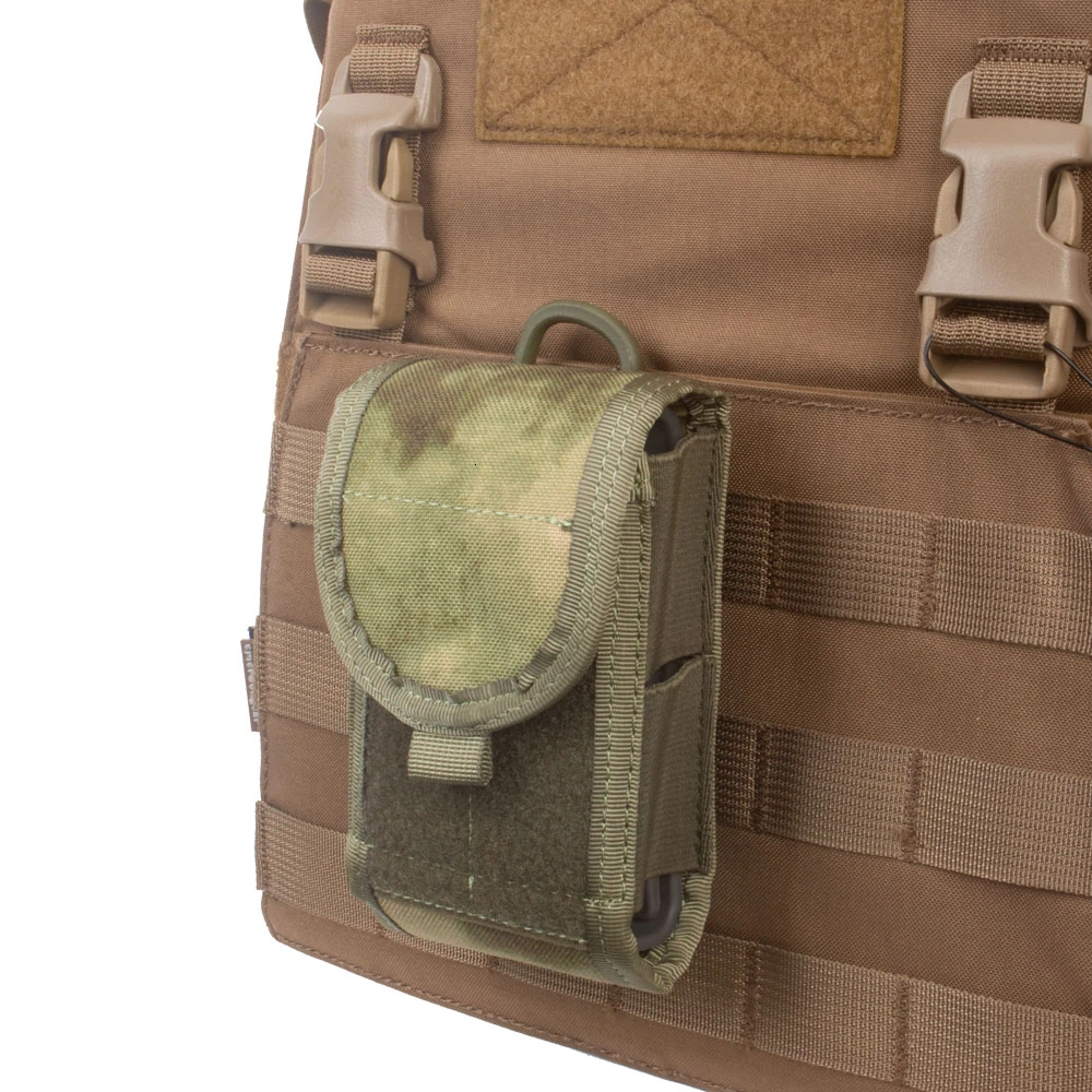 Tactical Mobile Phone MOLLE Bag 5.5 inch Camping Hiking Waist Tools Bag for Iphone 6 6s 7 7s CS Outdoor Running Sport Phone Bag