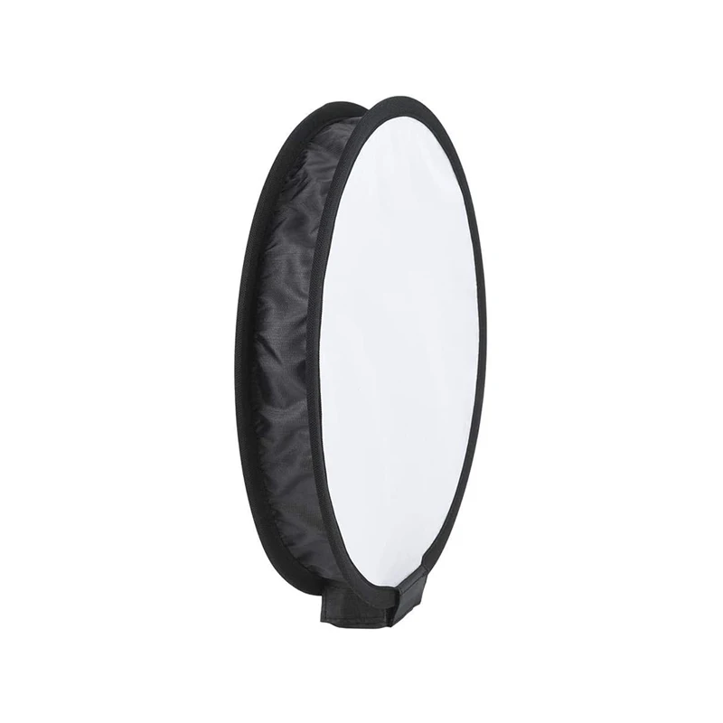 Difusor redondo e portátil de 30cm, 40cm para câmera nikon canon, refletor softbox speedlite softbox e flash de luz, dropship
